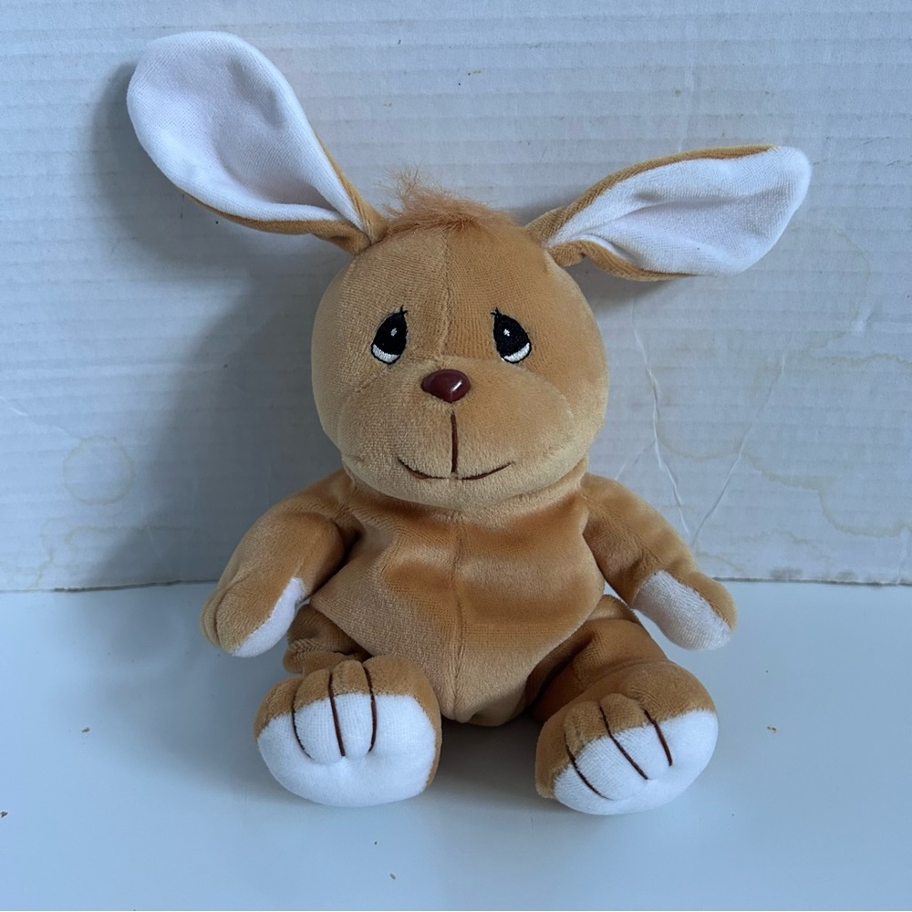 Vtg Precious Moments Enesco Tender Tails BUNNY Beanie Plush Beanbag Stuffy